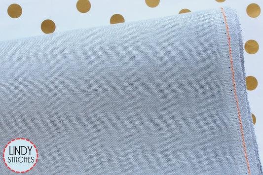 36 count Pearl Gray Edinburgh Linen Cross Stitch Fabric by Zweigart