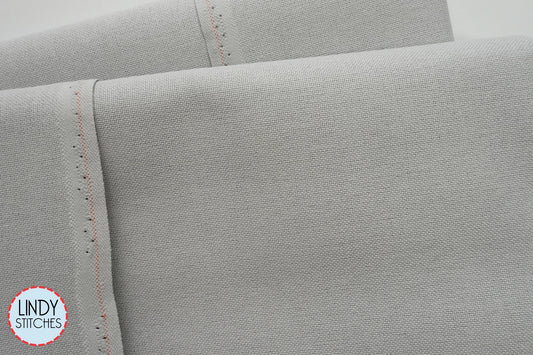 32 Count Pearl Grey Lugana by Zweigart Cross Stitch Fabric
