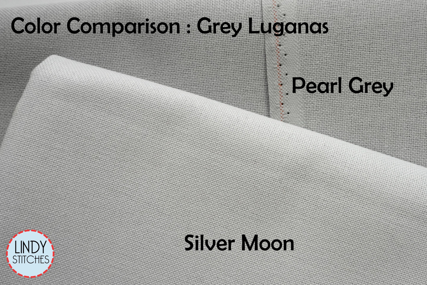 32 Count Pearl Grey Lugana by Zweigart Cross Stitch Fabric