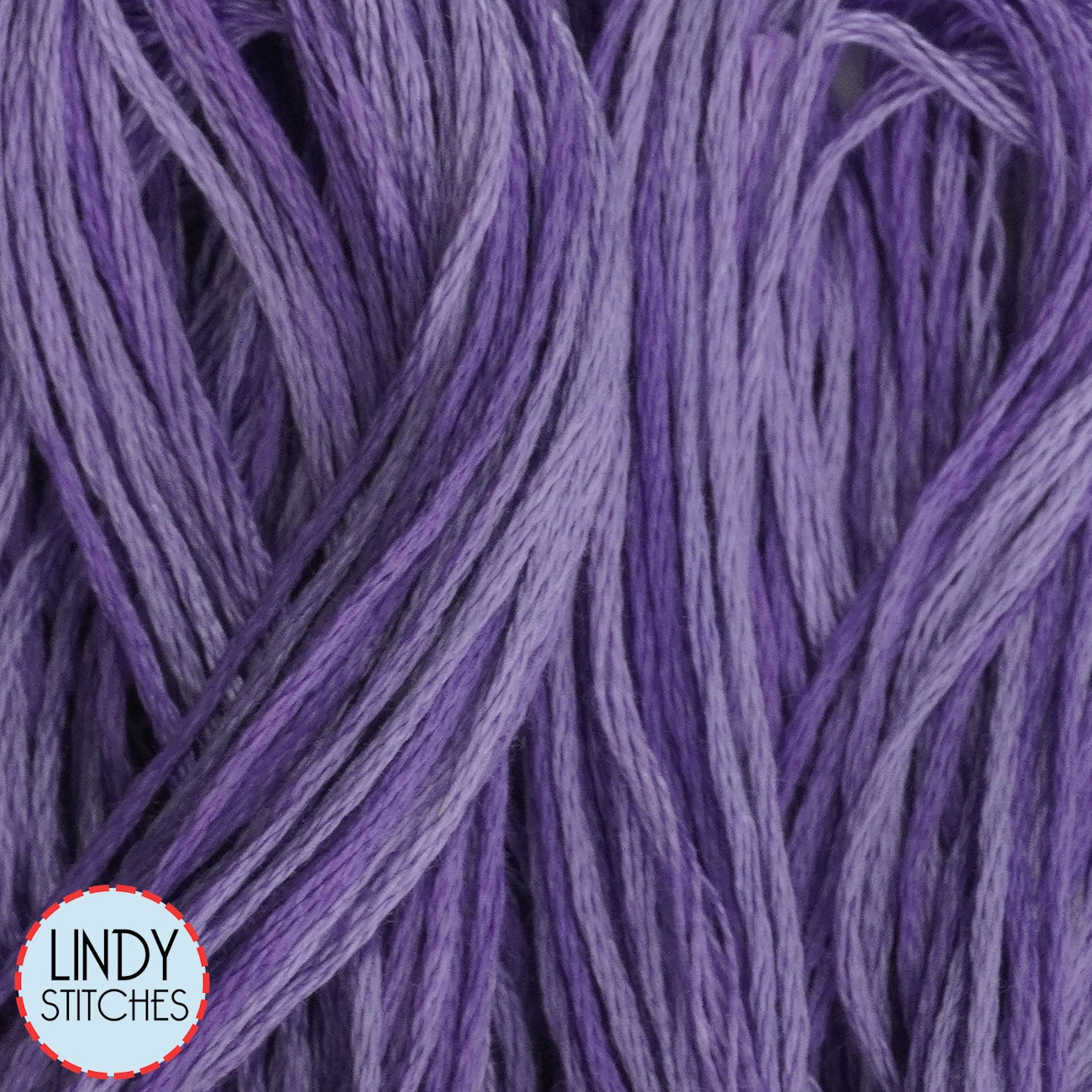 Peoria Purple Weeks Dye Works Floss Hand Dyed Cotton Skein 2333