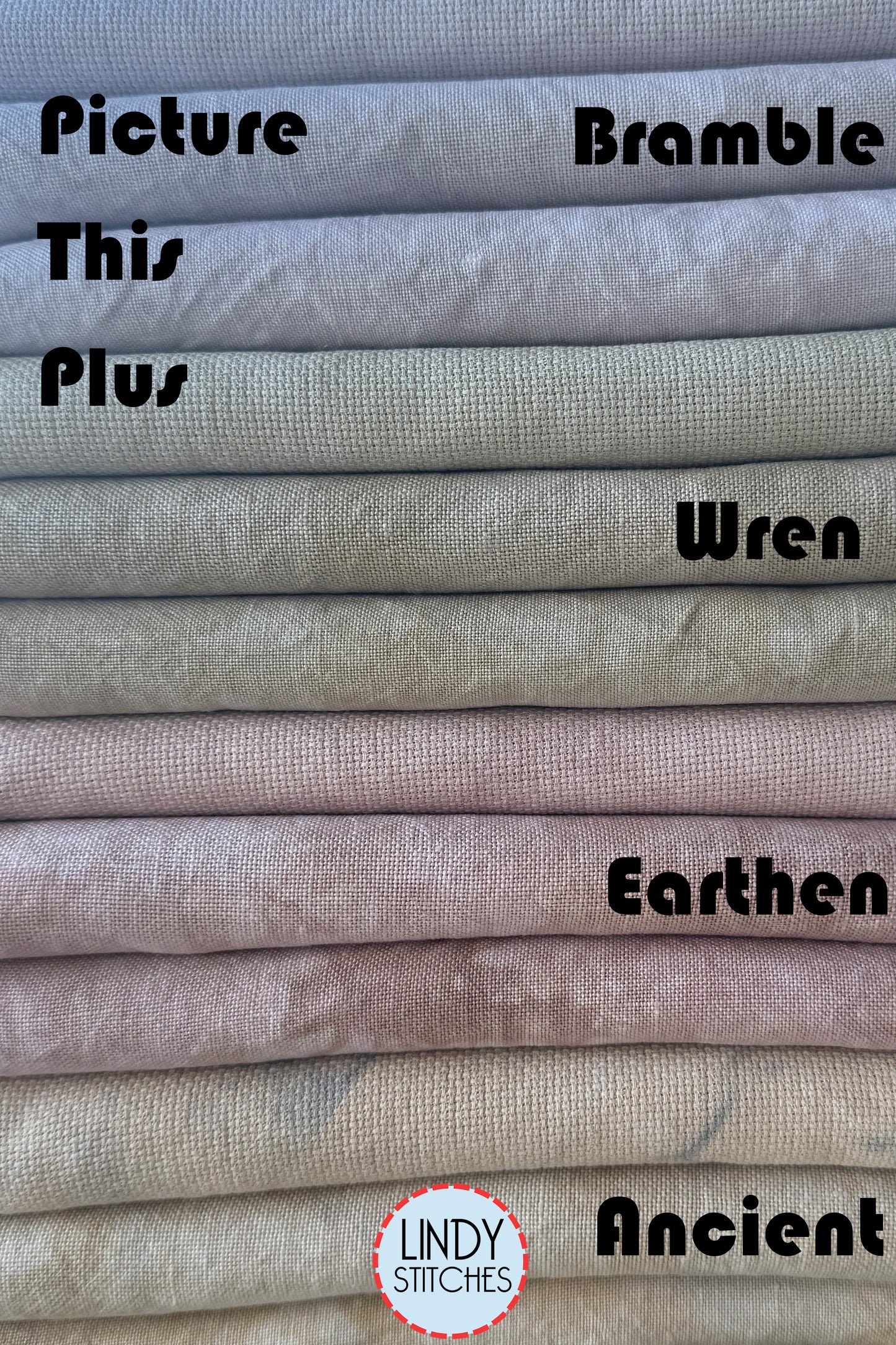 32 count Picture This Plus Bramble Belfast Linen Hand Dyed