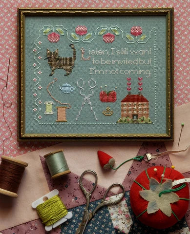 The Stitcher's RSVP Cross Stitch Sampler Pattern by Posie