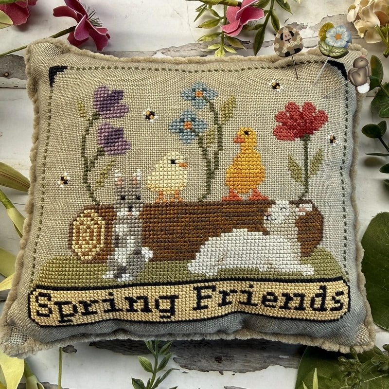 PREORDER Puntini Puntini SPRING FRIENDS Cross Stitch Pattern Nashville Market