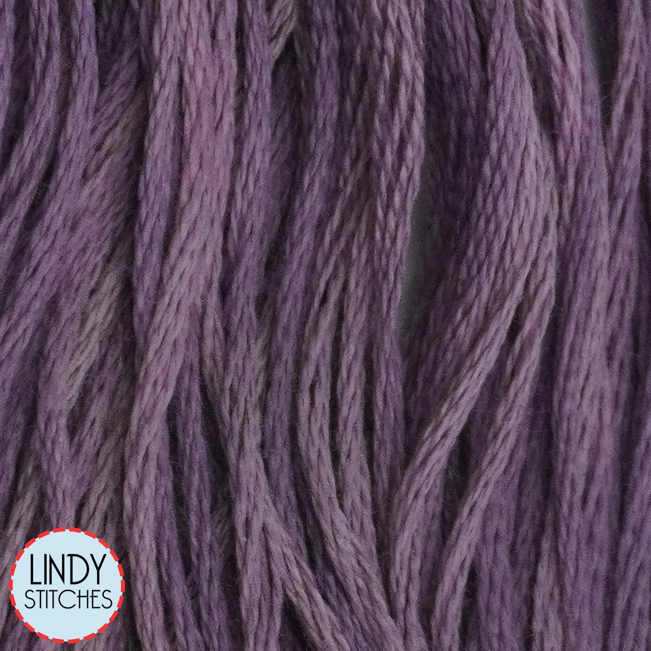 Purple Haze Weeks Dye Works Floss Hand Dyed Cotton Skein 1313