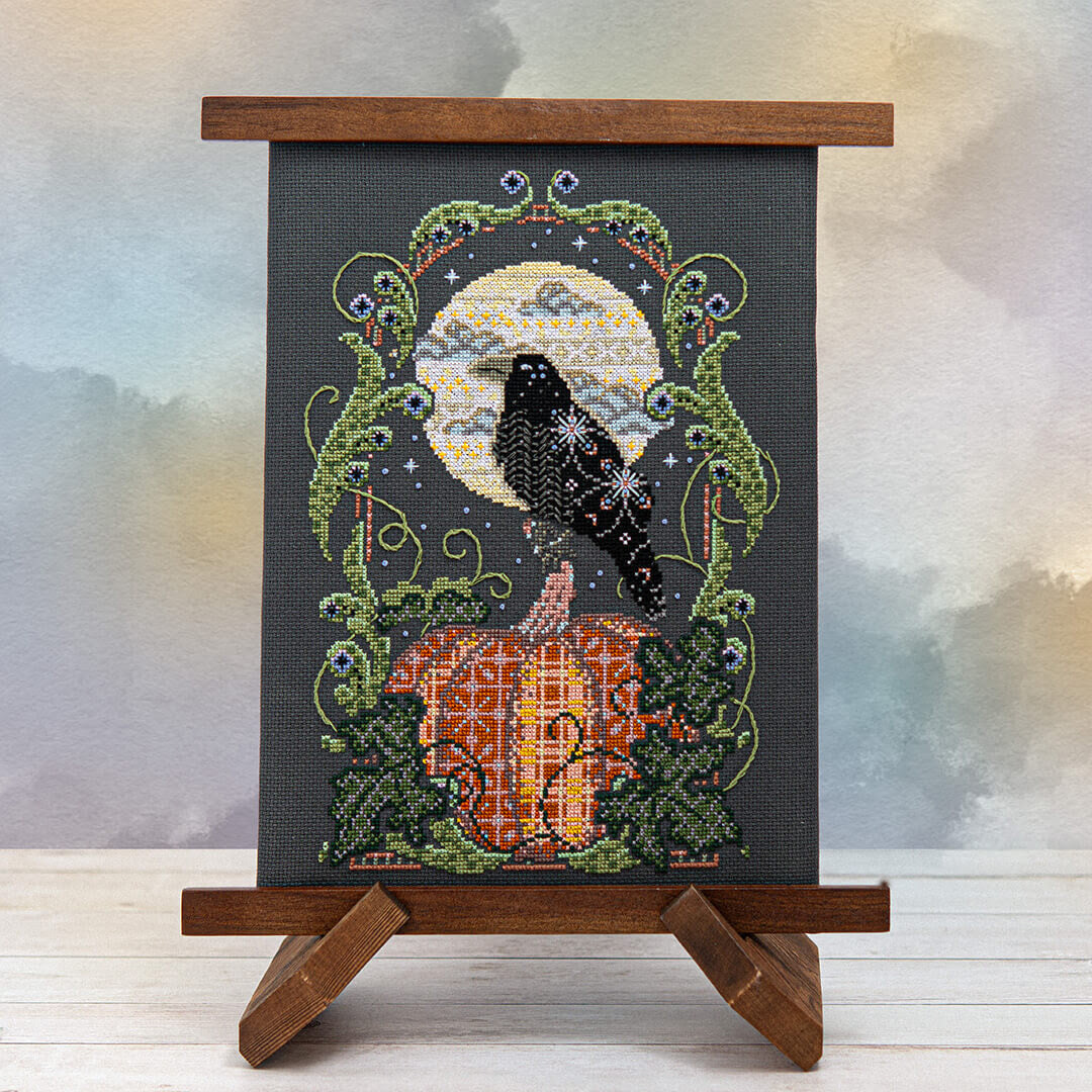 Counting Puddles RAVEN'S HARVEST MOON Cross Stitch Pattern