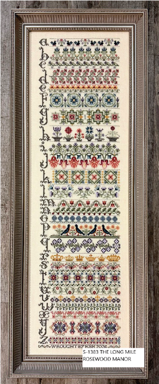 Rosewood Manor THE LONG MILE Cross Stitch Pattern – Lindy Stitches