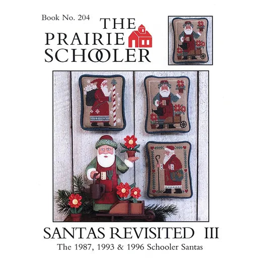 Santas Revisited III The Prairie Schooler Cross Stitch Pattern #204 Physical Copy