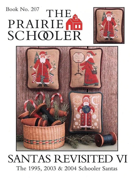 Santas Revisited VI The Prairie Schooler Cross Stitch Pattern #207 Physical Copy