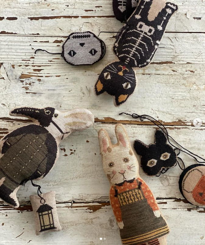 Dr Raven Animal Cracker Cross Stitch Pattern by Stacy Nash