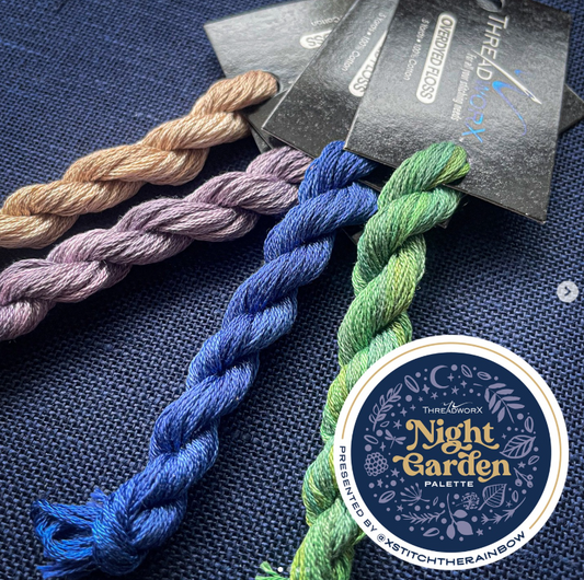 Threadworx Night Garden Thread Pack 4 Colors 20 yard Skeins Nashville Market