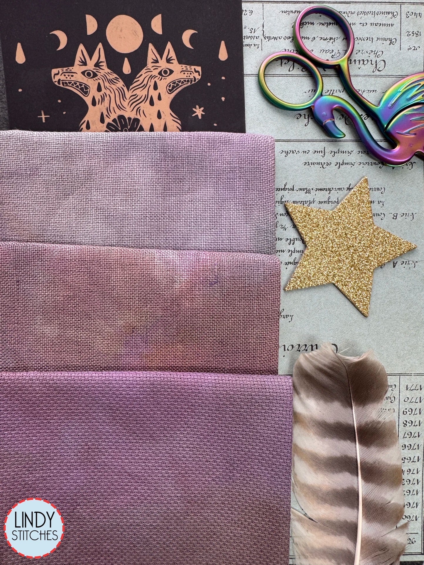 HARVEST MOON Sepia Sorcery Exclusive Fabric from Fiberlicious