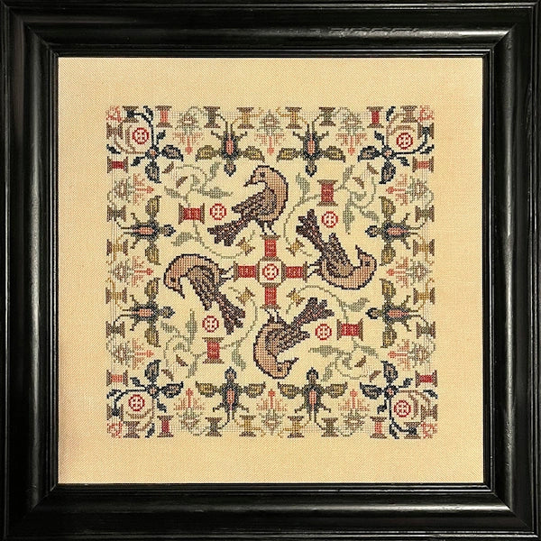 SALE Sewing Bird by Ink Circles Cross Stitch Pattern Nashville Market