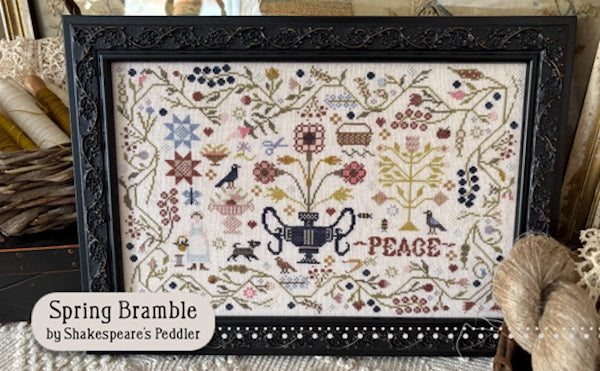 Shakespeare's Peddler SPRING BRAMBLE Cross Stitch Pattern