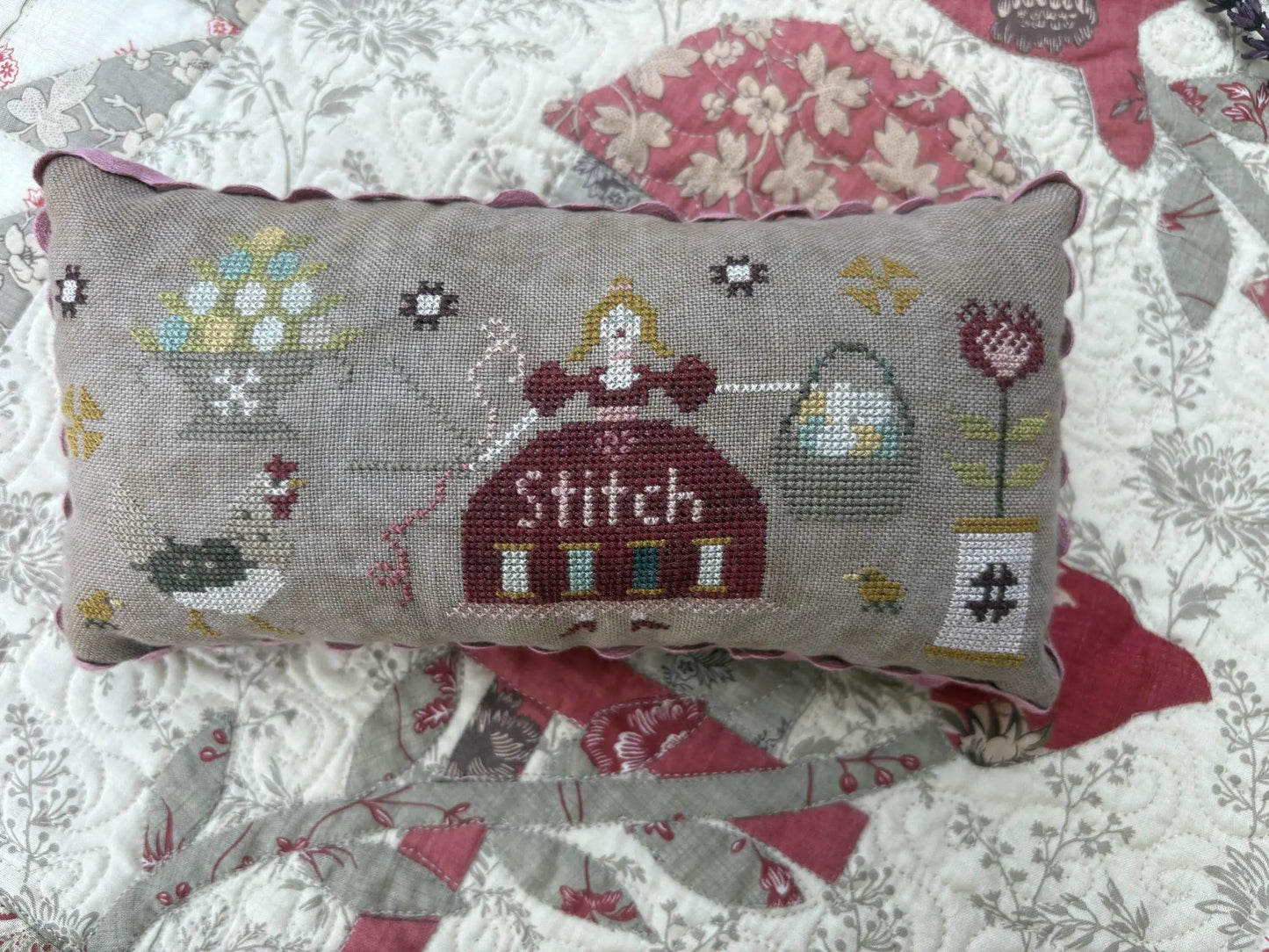 Pansy Patch THE SIMPLE TRANQUILITY SAMPLER AND SMALLS Cross Stitch Pattern