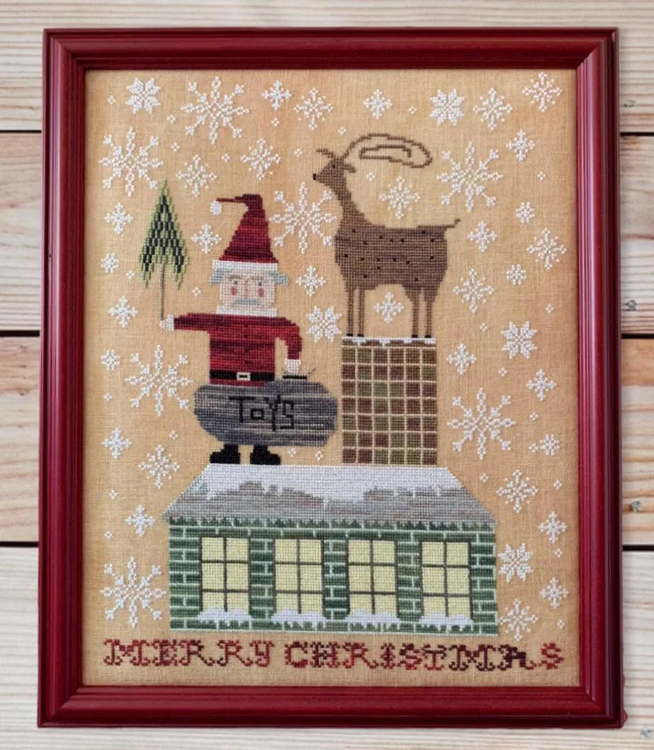 SALE Snowy Christmas by Lucy Beam Cross Stitch Pattern