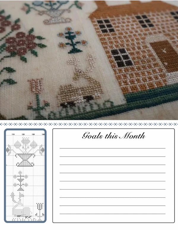 Stitchers Journal by Stacy Nash Cross Stitch Pattern Nashville Market