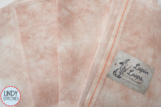 28 count Stone Fruit Cashel Linen by Lapin Loops Cross Stitch Fabric