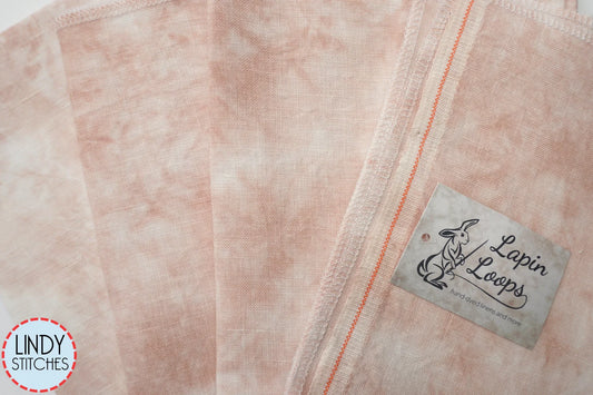 32 count Stone Fruit Belfast Linen by Lapin Loops Cross Stitch Fabric