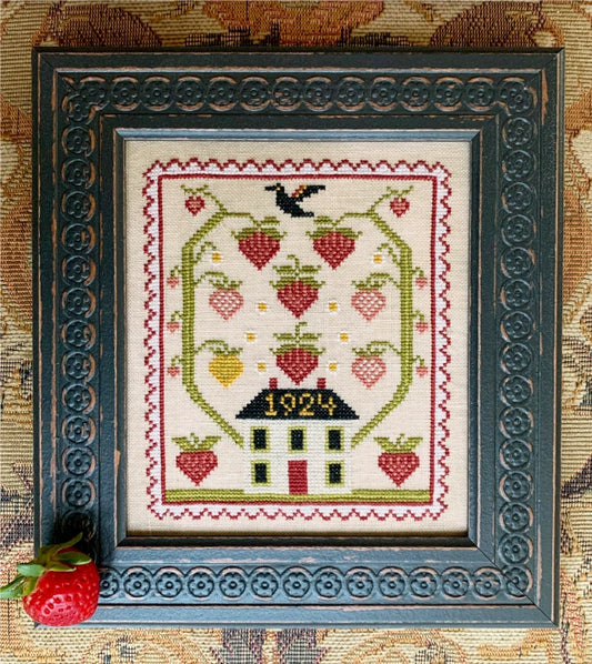 Strawberry Dream Cross Stitch Pattern by Carriage House Samplings