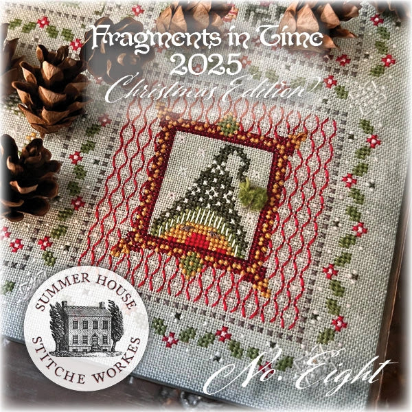 PREORDER Fragments in Time 2025 #8 Cross Stitch Pattern by Summer House Stitche Workes