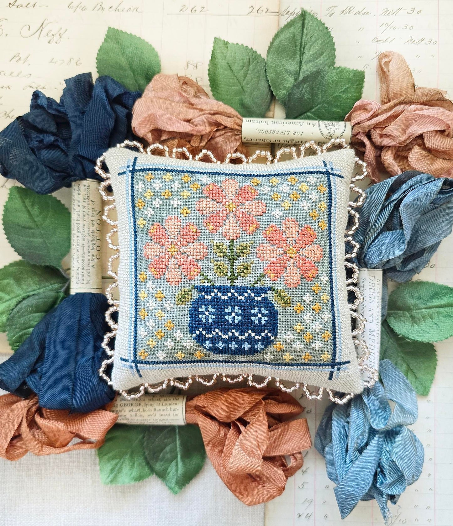 Sun Soaked Cross Stitch Pattern by Hello from Liz Mathews Nashville Market