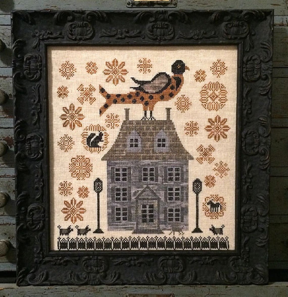 SALE Sunflower Farm Cross Stitch Pattern Kathy Barrick