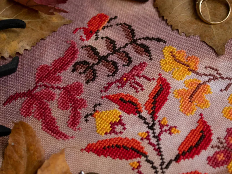 Sunset Nature Walk by Sprouting Lupine Cross Stitch Pattern