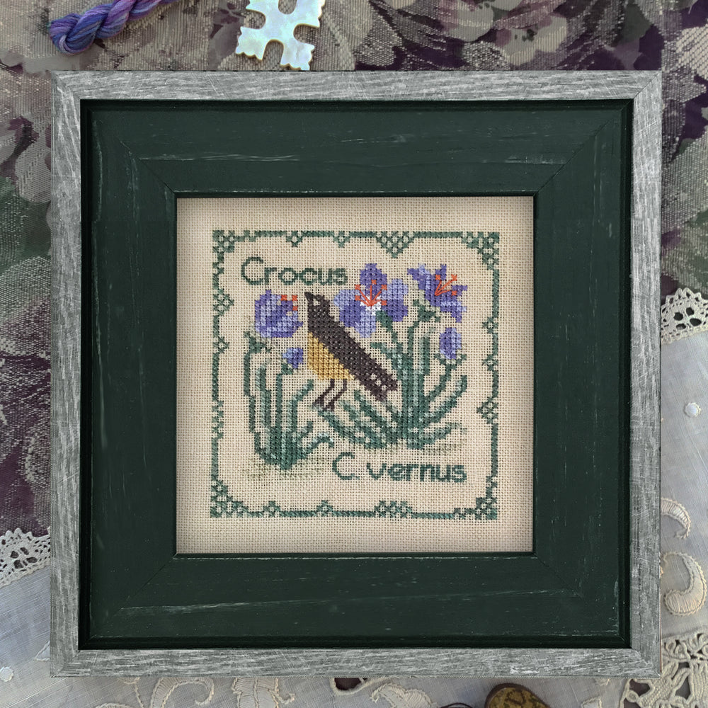 Crocus Cross Stitch Pattern by The Drawn Thread