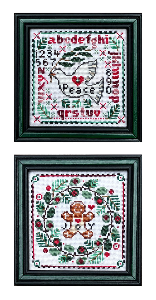 A Pair of Squares - Peace & Joy Tellin Emblem Cross Stitch Chart