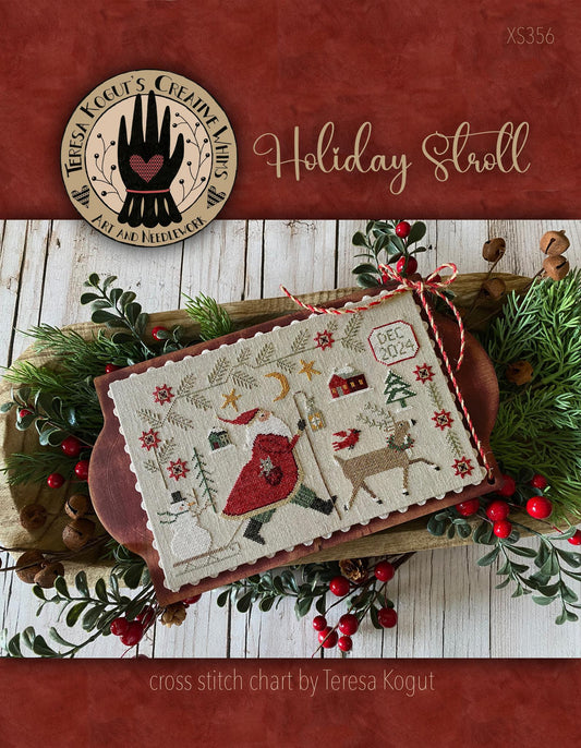 PREORDER Holiday Stroll Teresa Kogut Cross Stitch Pattern