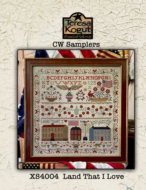 Teresa Kogut Land That I Love CW Samplers Cross Stitch Pattern Teresa Kogut Land That I Love CW Samplers Cross Stitch Pattern