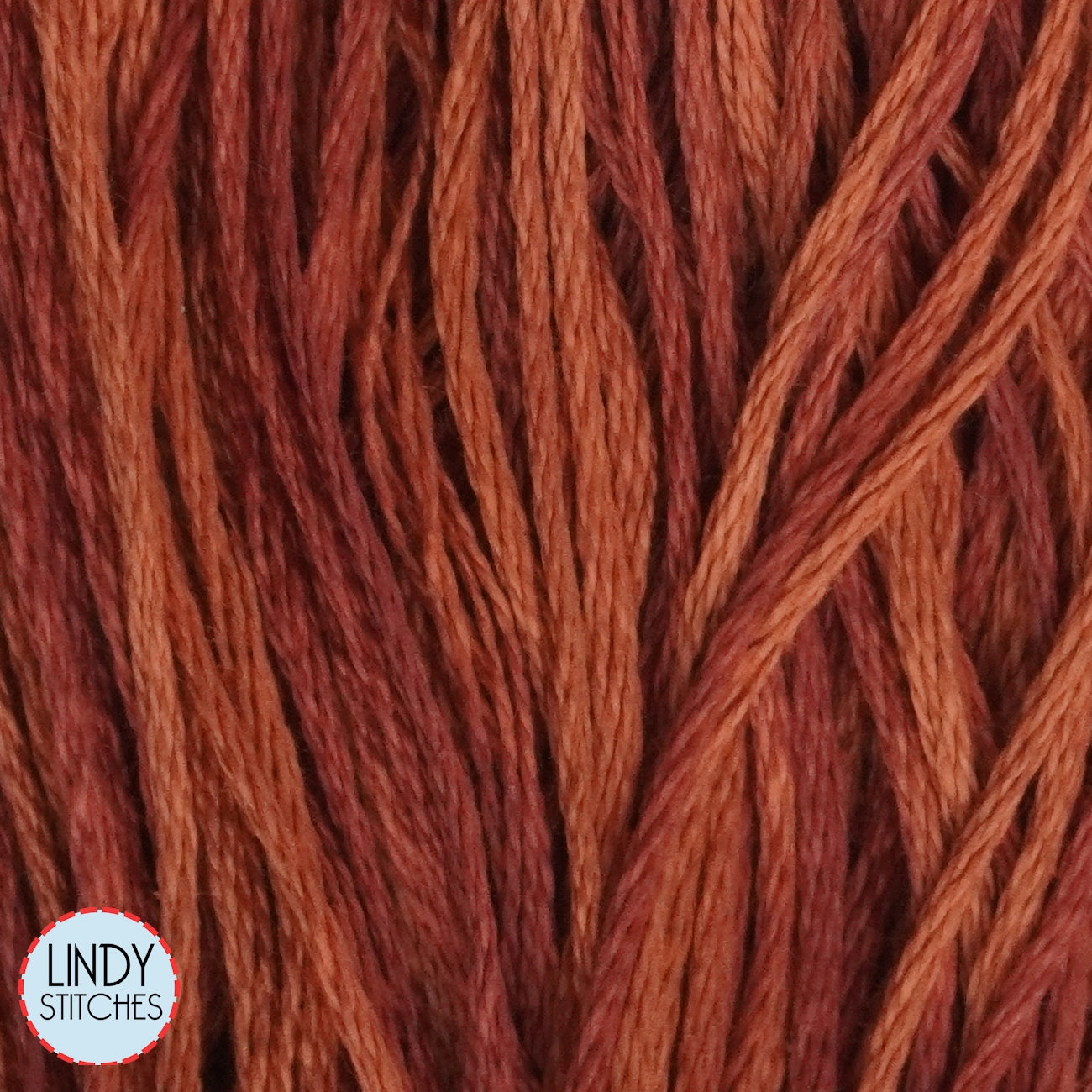 Terra Cotta Weeks Dye Works Floss Hand Dyed Cotton Skein 2239