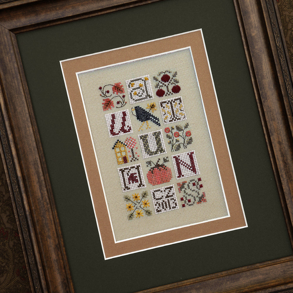 Autumn Jumble Cross Stitch Pattern by The Drawn Thread