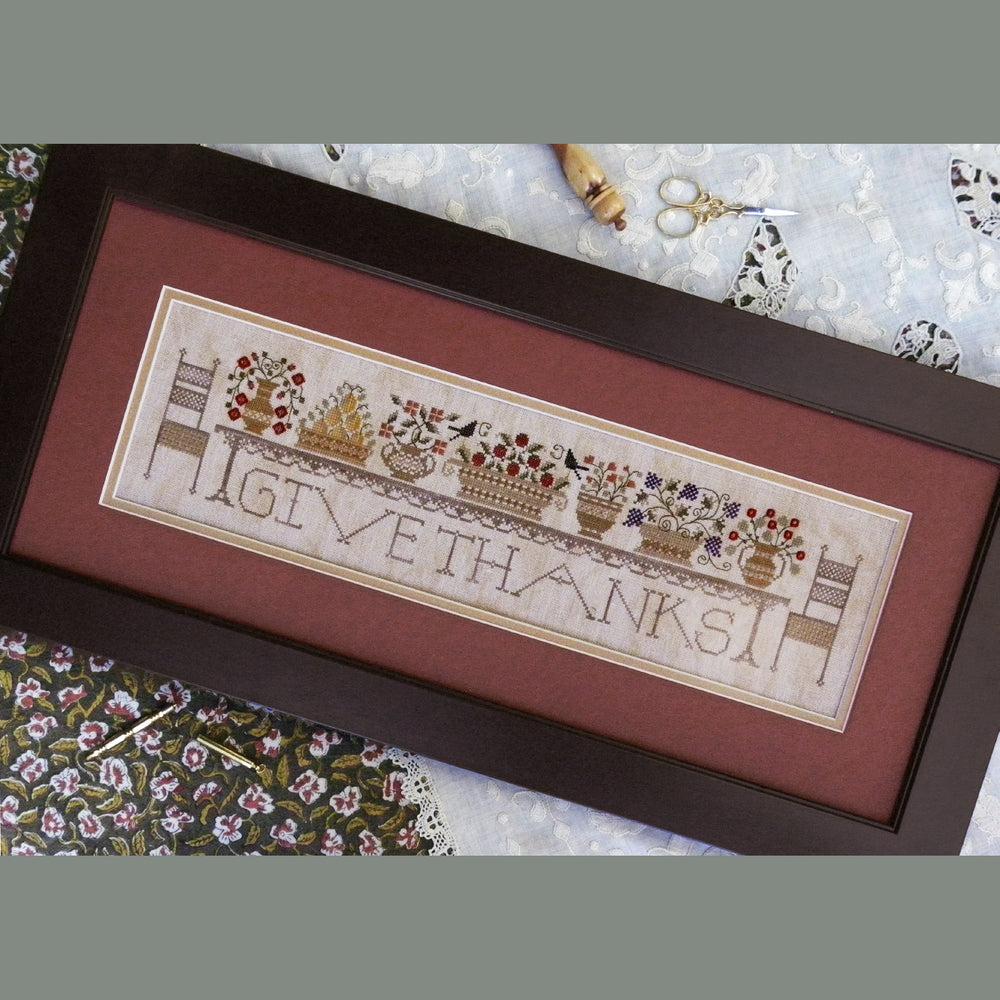 Give Thanks Cross Stitch Pattern by The Drawn Thread