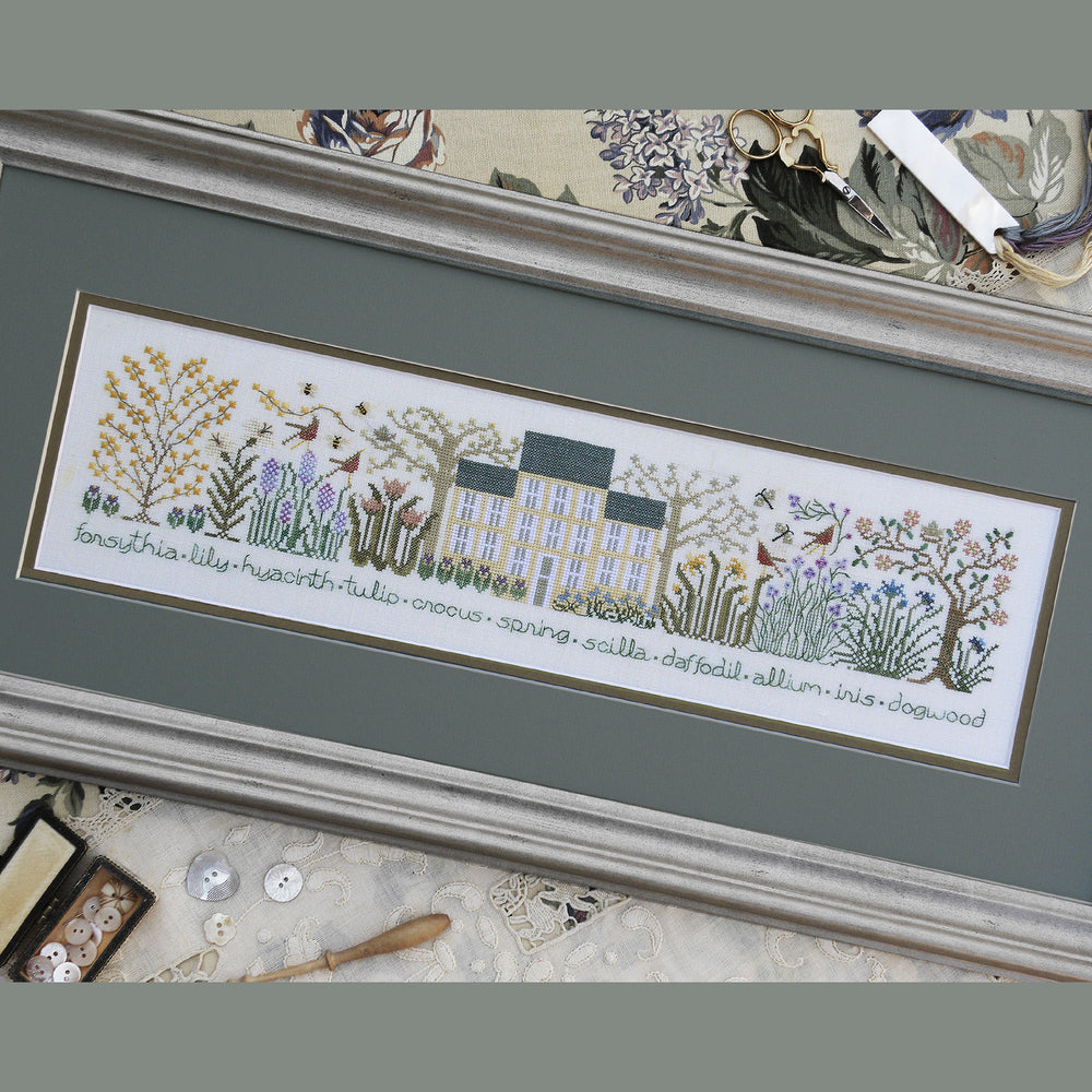 Spring Garden Cross Stitch Pattern by The Drawn Thread