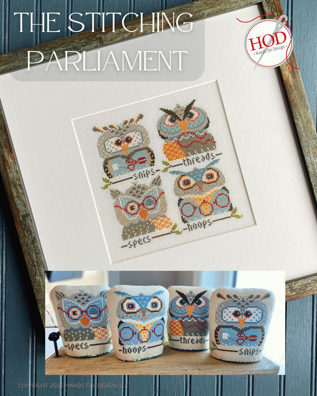 The Stitching Parliament Cross Stitch Pattern by Hands On Design Nashville Market