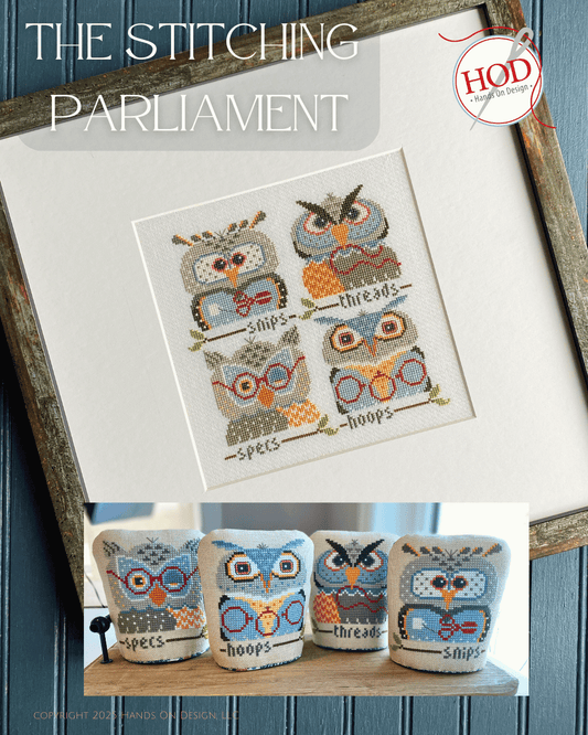 The Stitching Parliament Cross Stitch Pattern by Hands On Design Nashville Market