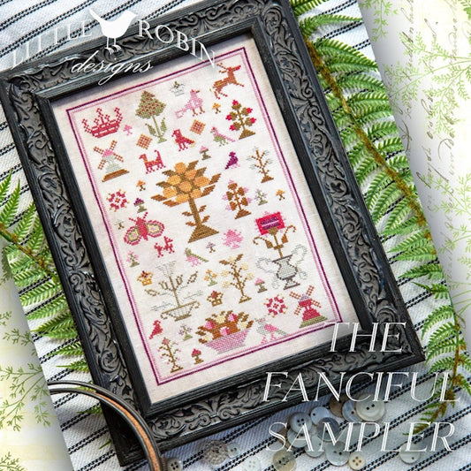 The Fanciful Sampler Cross Stitch Pattern by Little Robin Designs Nashville Market