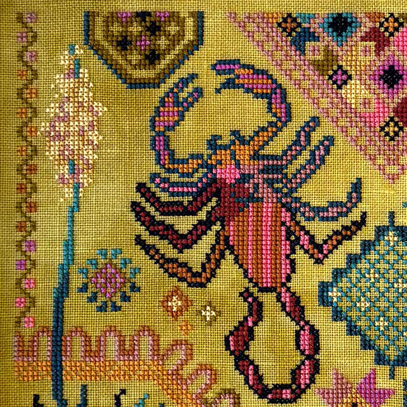 The Scorpion and the Frog cross stitch pattern by JED XStitch