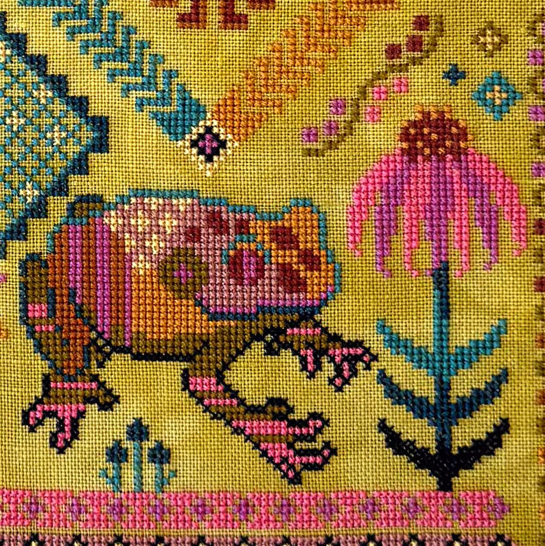 The Scorpion and the Frog cross stitch pattern by JED XStitch