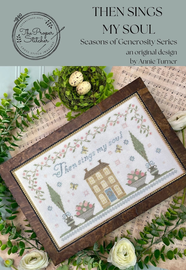 PREORDER Then Sings My Soul by The Proper Stitcher Cross Stitch Pattern Nashville Market