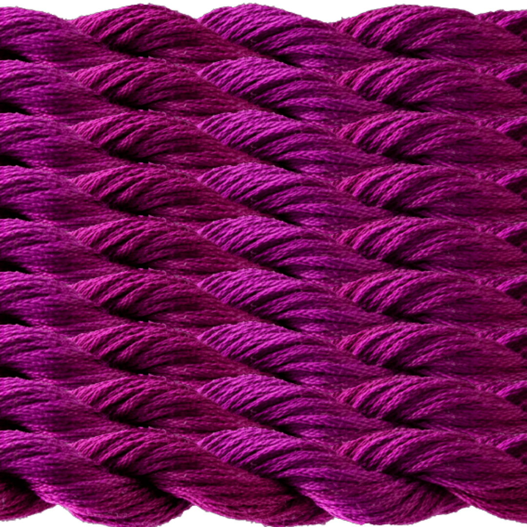 Dark Magenta Threadworx Hand Dyed Cotton Floss Skein 5 Yards 011585