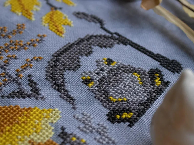 Thunderstorm Nature Walk by Sprouting Lupine Cross Stitch Pattern