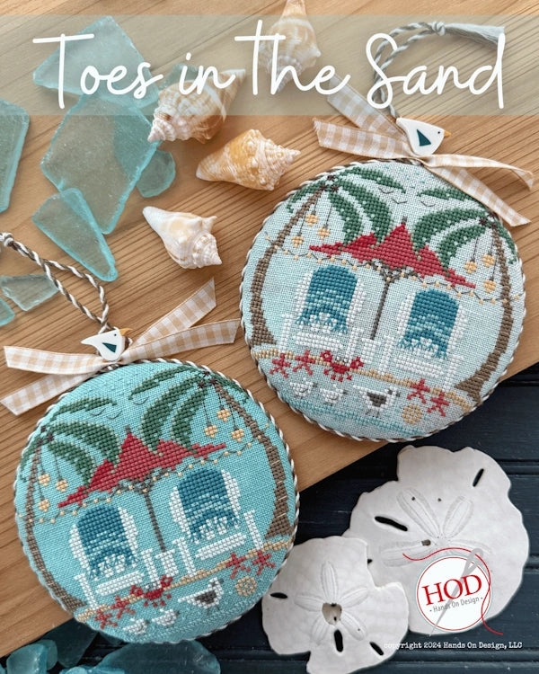 Toes in the Sand Cross Stitch Pattern by Hands on Design