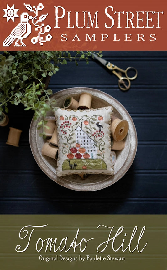 Tomato Hill Cross Stitch Pattern by Plum Street Nashville Market