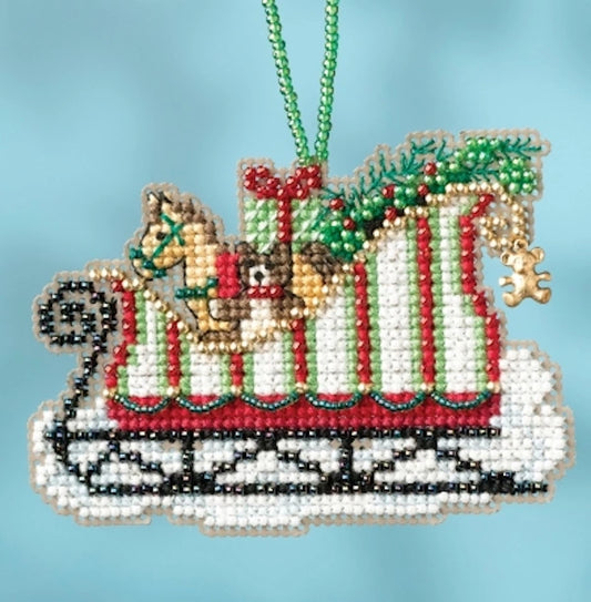 Toyland Sleigh Ride Mill Hill Ornament Beads Kit