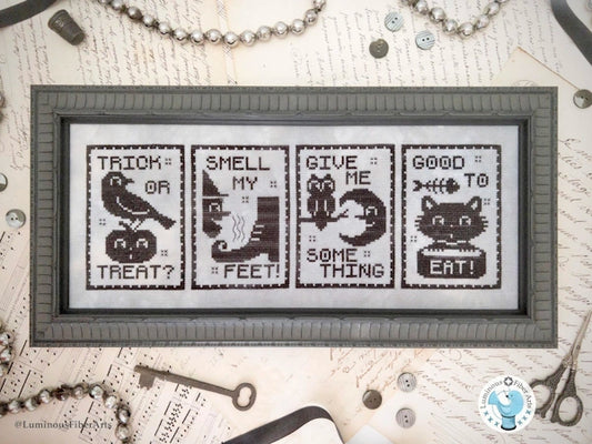 Trick Or Treat Cross Stitch Pattern Luminous Fiber Arts Nashville Market