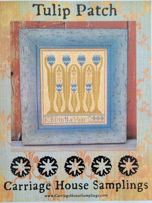 Tulip Patch Carriage House Samplings Cross Stitch Pattern