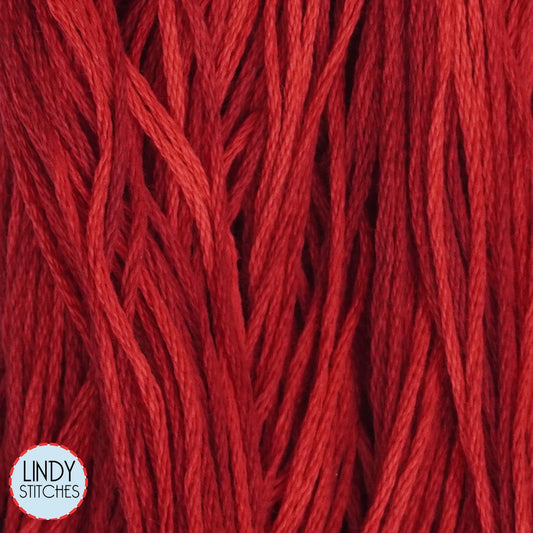 Turkish Red Weeks Dye Works Floss Hand Dyed Cotton Skein 2266