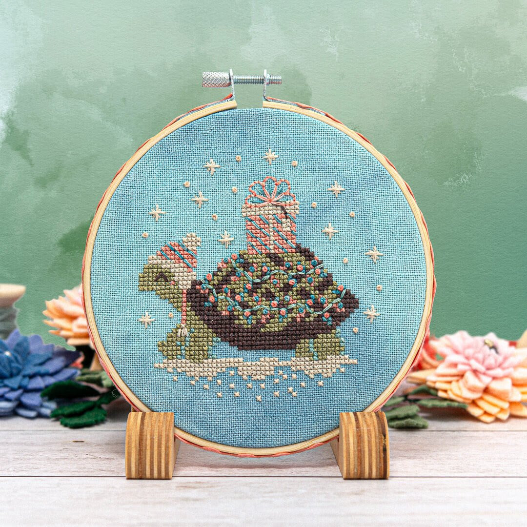 Turtle Tidings Ornament Stitch Pattern by Counting Puddles Nashville Market